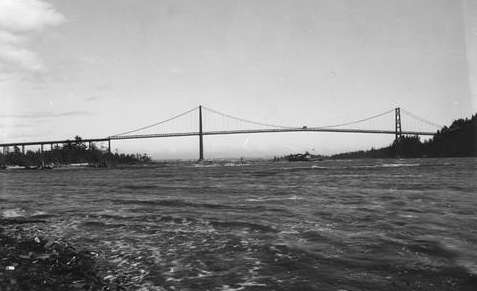 Lions Gate Bridge (0061.VCA), courtesy of the West Vancouver Memorial Library
