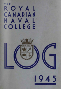 Cover of logbook from 1946