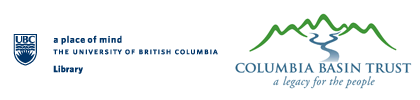 UBC Library and Columbia Basin Trust logos