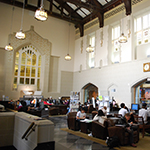 Students studying in Chapman Learning Commons