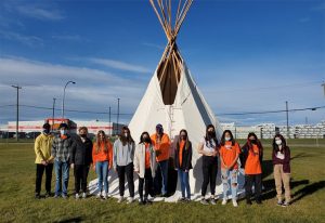 On September 30th, Grade 9 Indigenous learners helped out up a tipi in our school’s field and had the opportunity to hear stories from Elders.